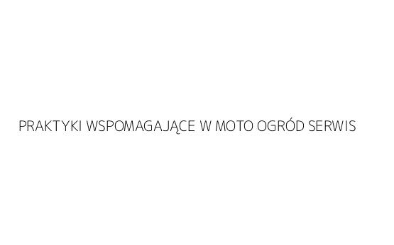PRAKTYKI WSPOMAGAJĄCE W MOTO OGRÓD SERWIS